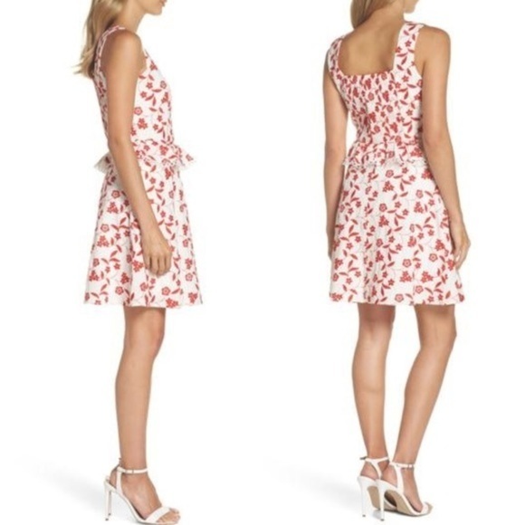 NWT Nordstrom Heartbloom peplum smocked dress M - Picture 2 of 8